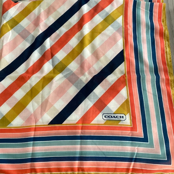 Colorful Coach Scarf! - Picture 2 of 3